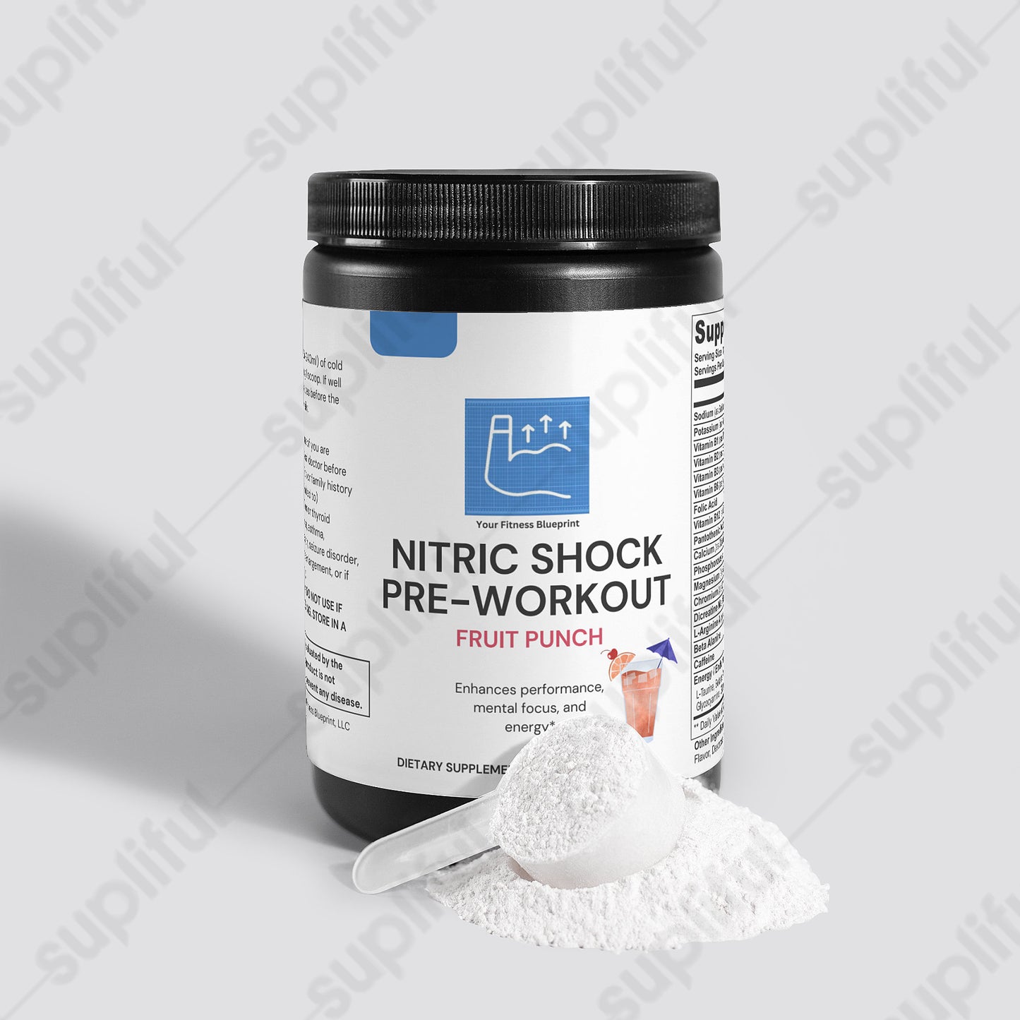 Nitric Shock Pre-Workout Powder - Fruit Punch