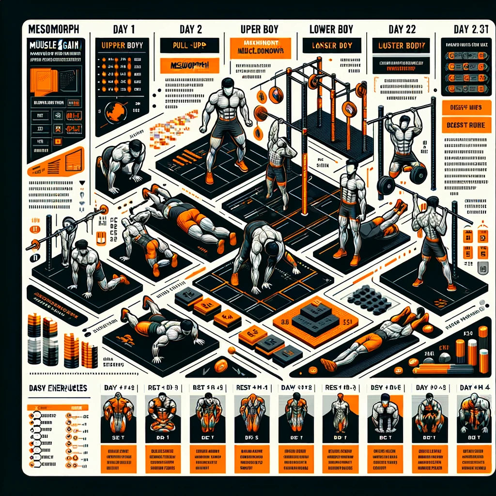 Mesomorph At-Home Muscle Gain Workout (PDF)