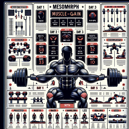 Mesomorph Muscle Gain Workout Plan (PDF)