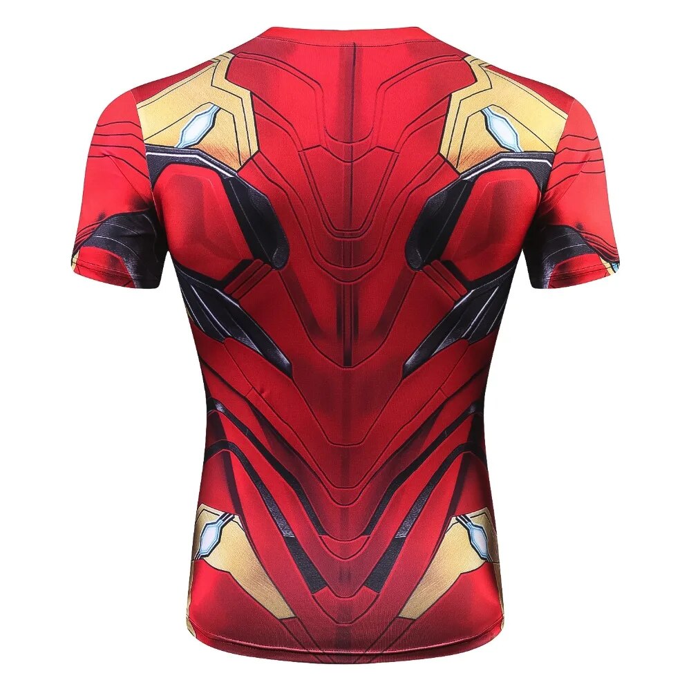 Iron Man Rash Guard/ Compression Shirt