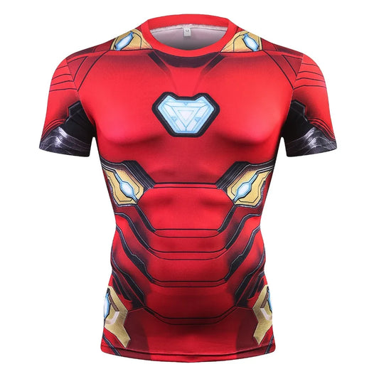 Iron Man Rash Guard/ Compression Shirt