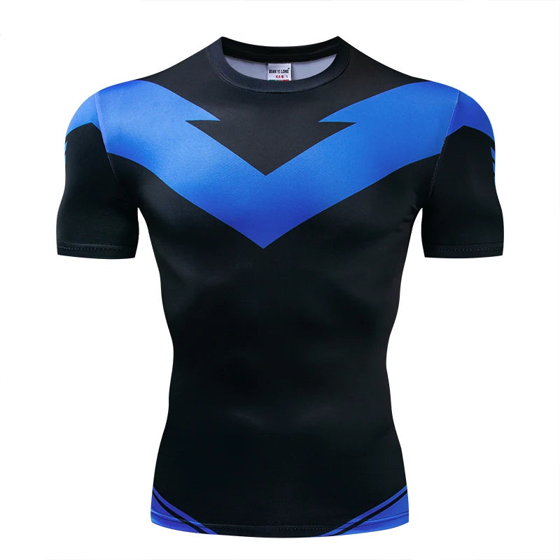 Nightwing Rash Guard/ Swim Shirt