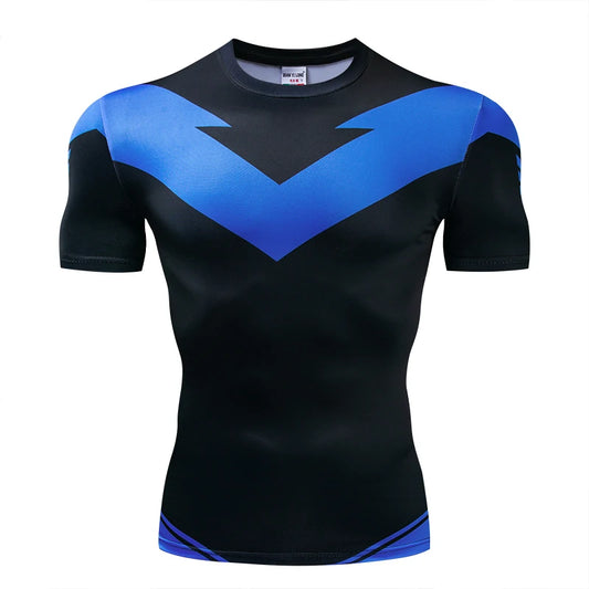 Nightwing Rash Guard/ Swim Shirt