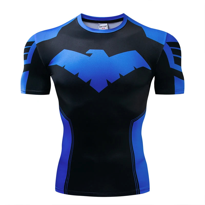 Nightwing Rash Guard/ Swim Shirt