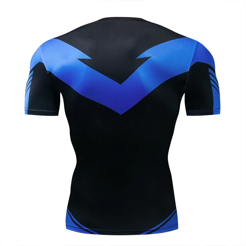 Nightwing Rash Guard/ Swim Shirt