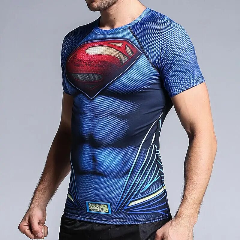 Superman Rash Guards/ Compression Shirts