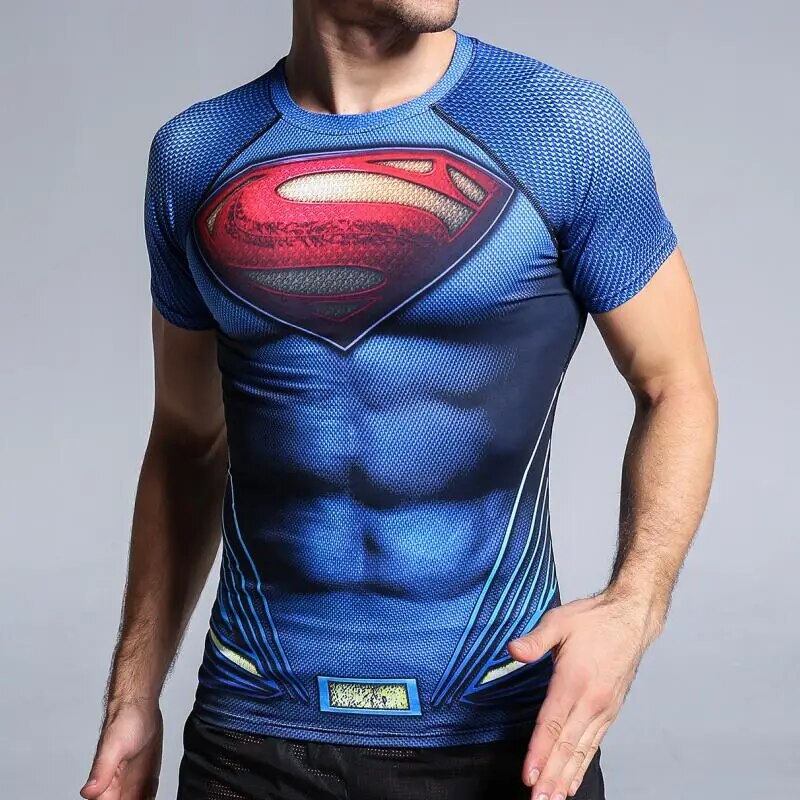 Superman Rash Guards/ Compression Shirts