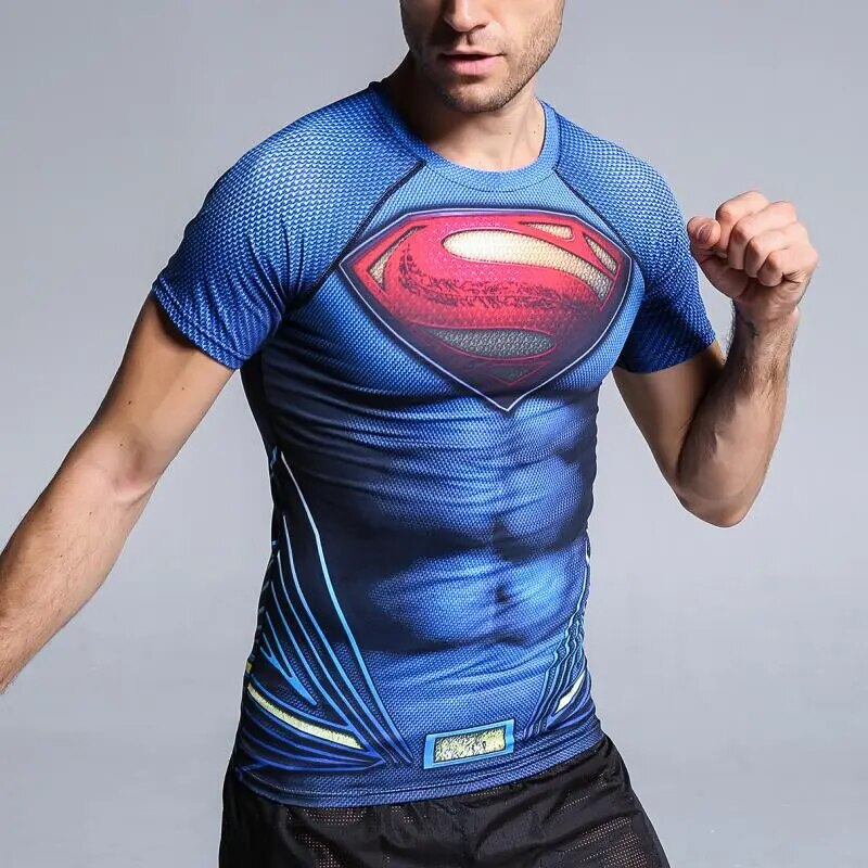 Superman Rash Guards/ Compression Shirts