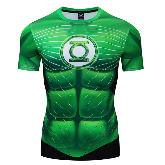 Green Lantern Rash Guard/ Compression Shirt